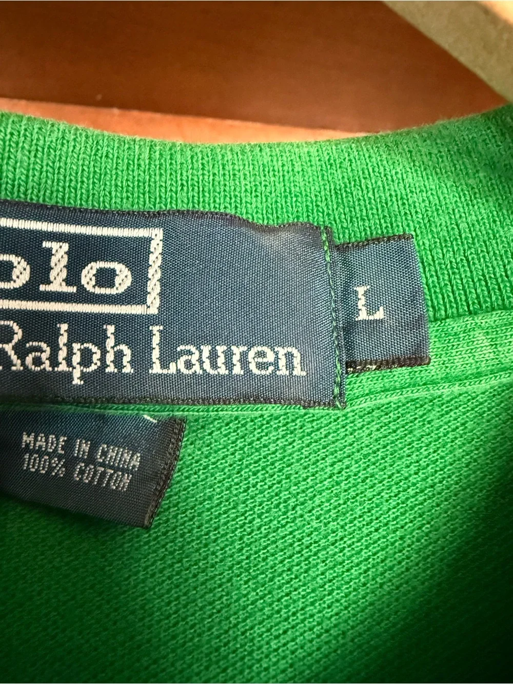 Ralph Lauren - Iconic Polo Shirt - Erin Green/Yellow - Men’s Large